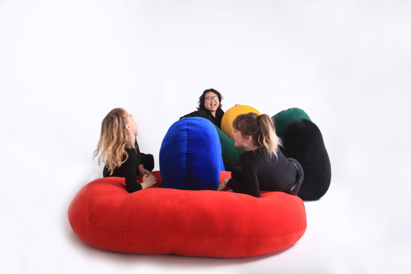 受格式理念启发的形式抽象座位-它不是沙发,椅子或床,可以重新排列成无休止的配置---酷图编号9