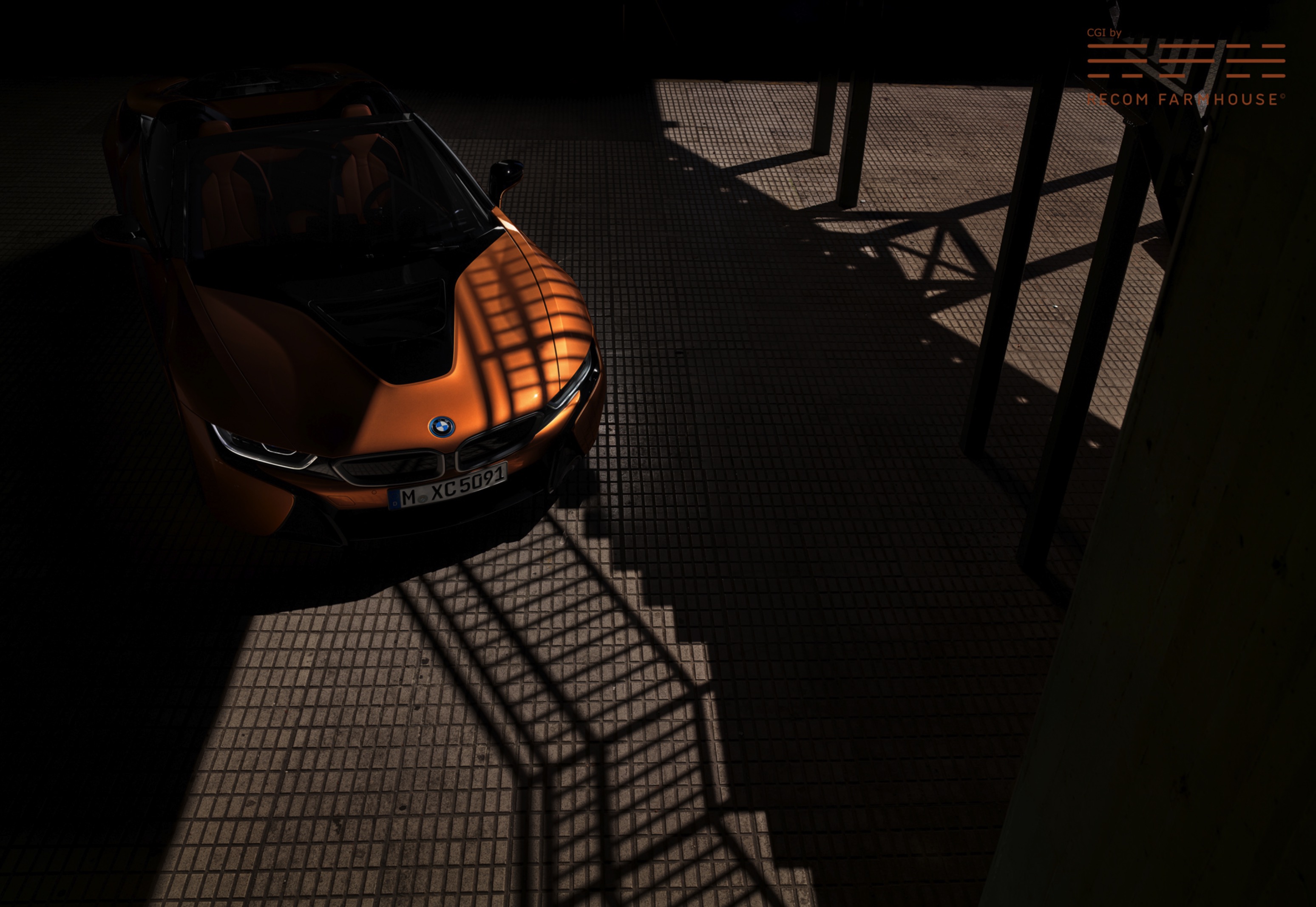 宝马i8香槟色跑车---酷图编号16