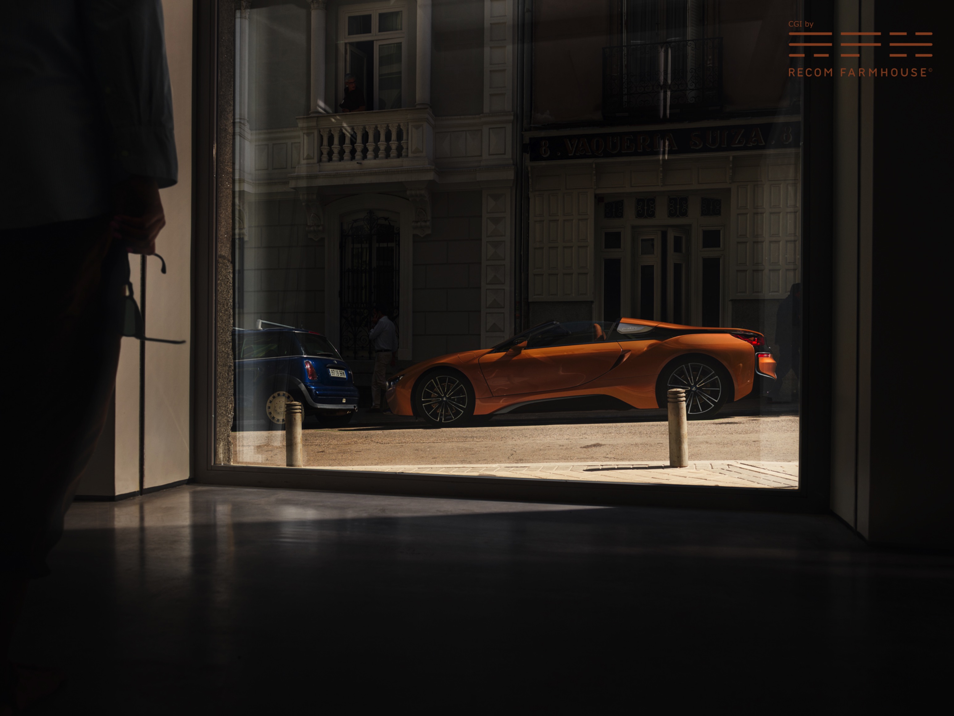 宝马i8香槟色跑车---酷图编号11