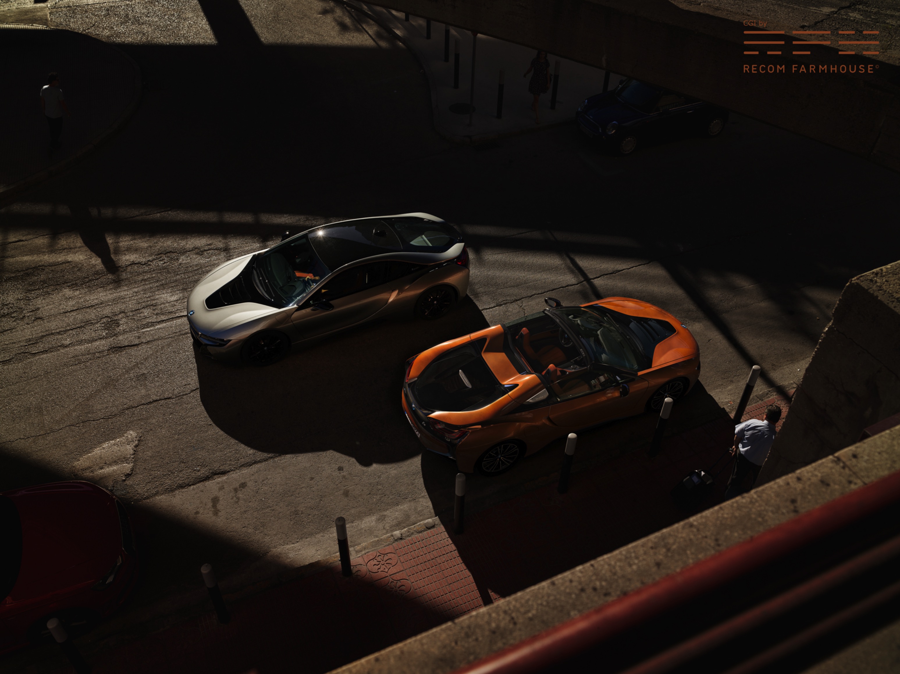 宝马i8香槟色跑车---酷图编号5