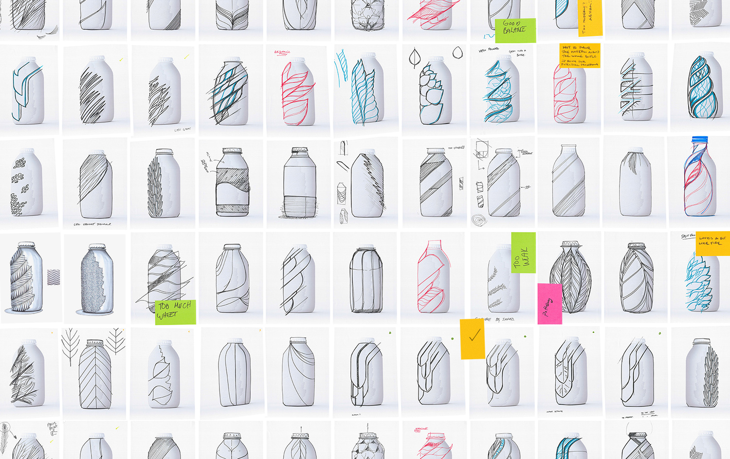 可持续的纸瓶-旨在为浪费的塑料瓶创造一种环保替代品---酷图编号1198834