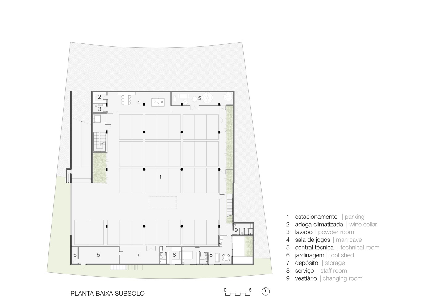 巴西木材与钢架混搭构建的阳光花园别墅---酷图编号42