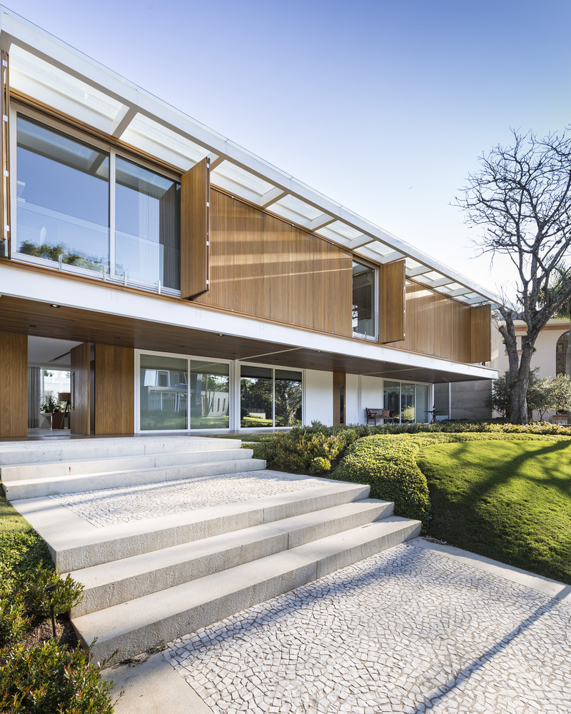 巴西木材与钢架混搭构建的阳光花园别墅---酷图编号16