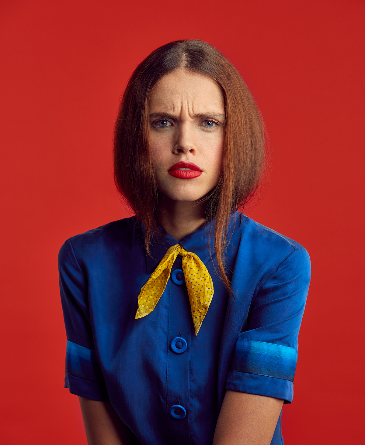 PRIMARIES-聚焦原色的系列肖像画---酷图编号3