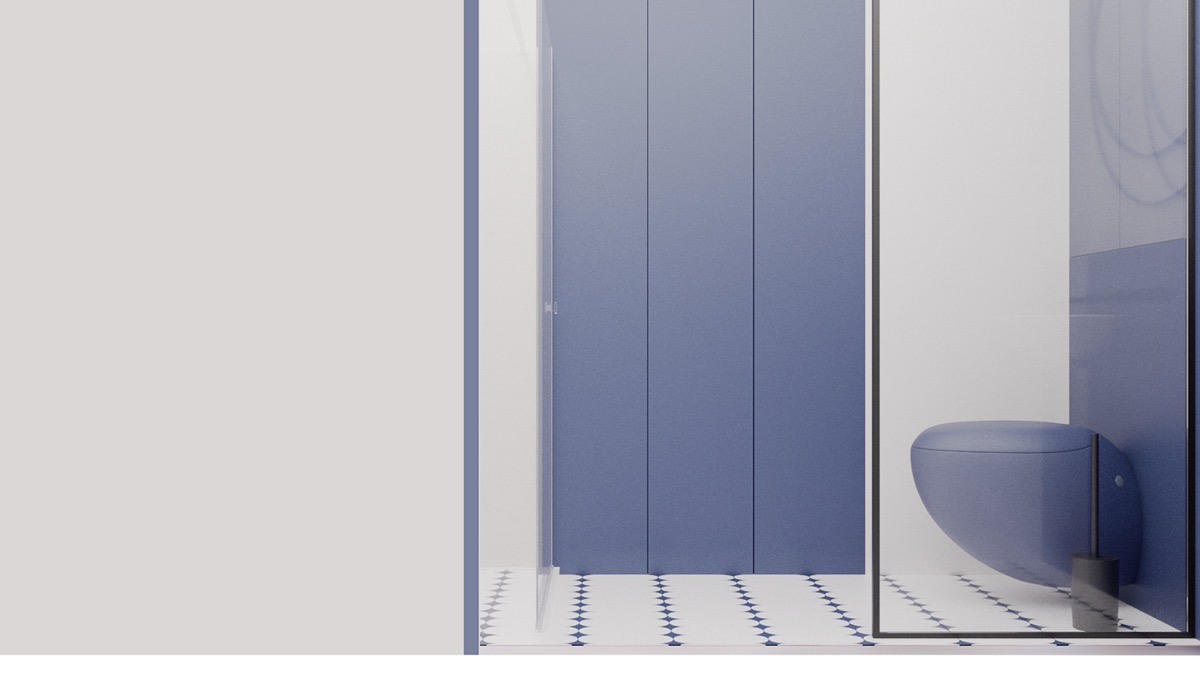 夏季色彩简洁黑条公寓装饰---酷图编号11