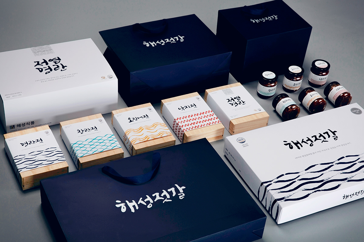 韩国传统Haesung Food-海鲜品牌设计-提供各种丰富的海洋香料和香料---酷图编号7