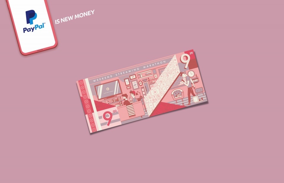 PayPal支付平面广告图片