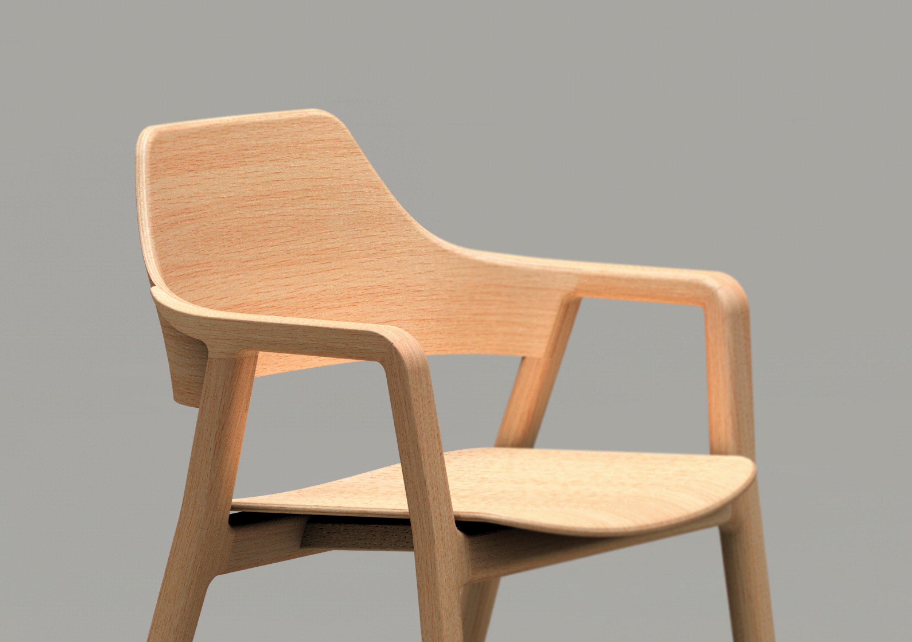 Slope木制扶手椅---酷图编号9