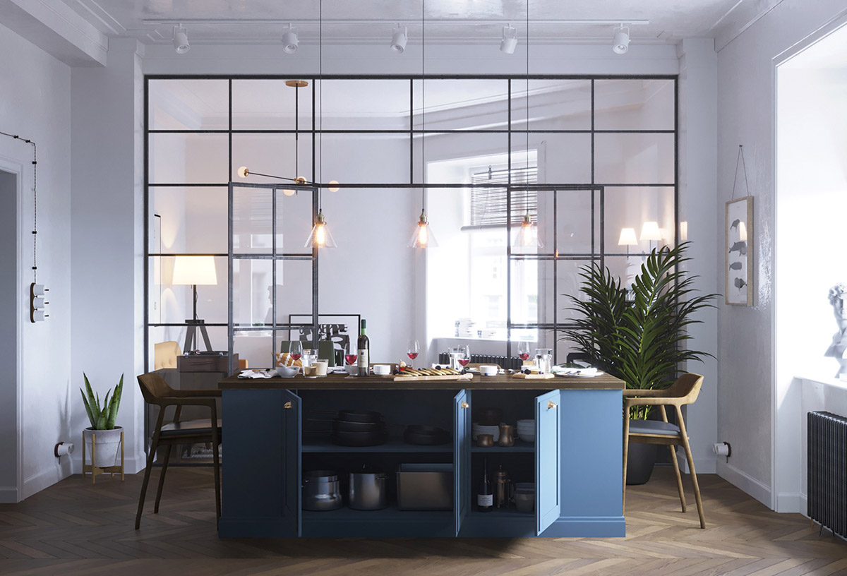 斯堪的纳维亚风格内饰室内设计---酷图编号35