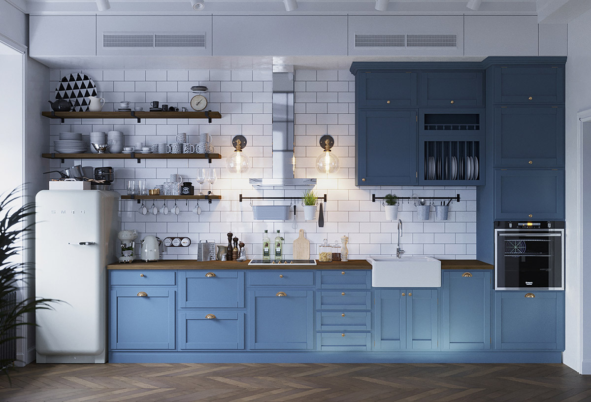 斯堪的纳维亚风格内饰室内设计---酷图编号34