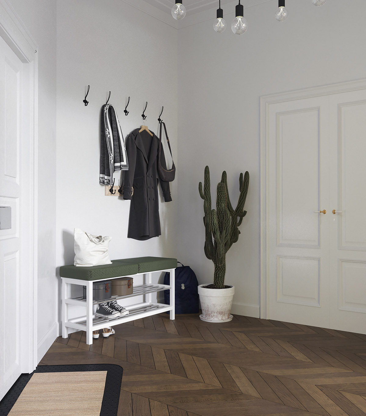 斯堪的纳维亚风格内饰室内设计---酷图编号25