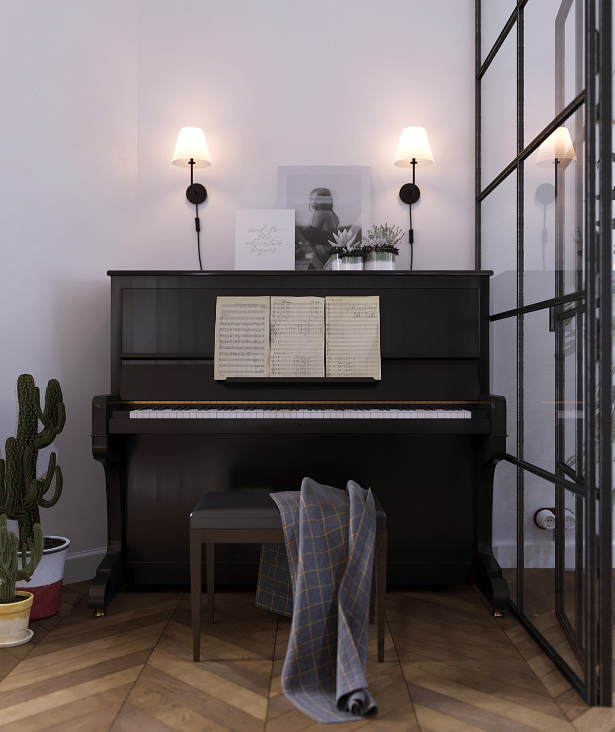 斯堪的纳维亚风格内饰室内设计---酷图编号16