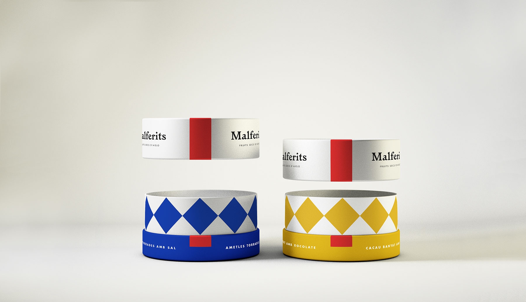 Malferits-具有中世纪美学特征的坚果品牌包装-以表彰该品牌以该城市的名字命名的历史图片