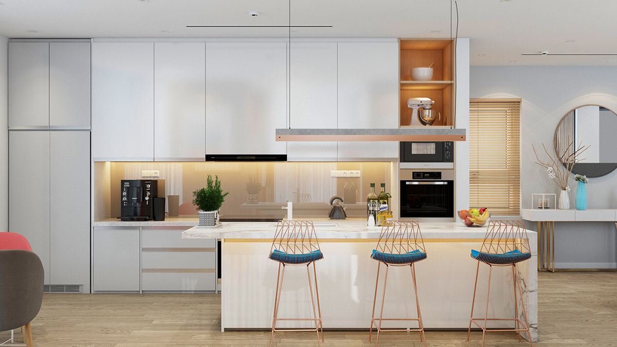 四个使用白色木材达到良好效果的明亮开朗室内设计---酷图编号1206978