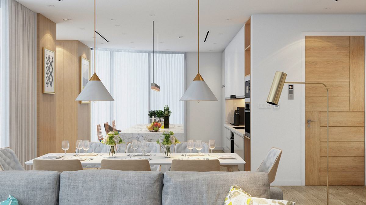 四个使用白色木材达到良好效果的明亮开朗室内设计---酷图编号1206980