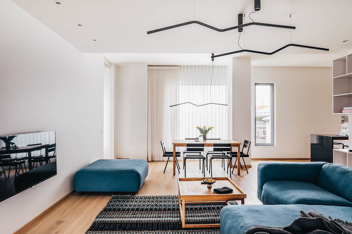 四个使用白色木材达到良好效果的明亮开朗室内设计---酷图编号1206995