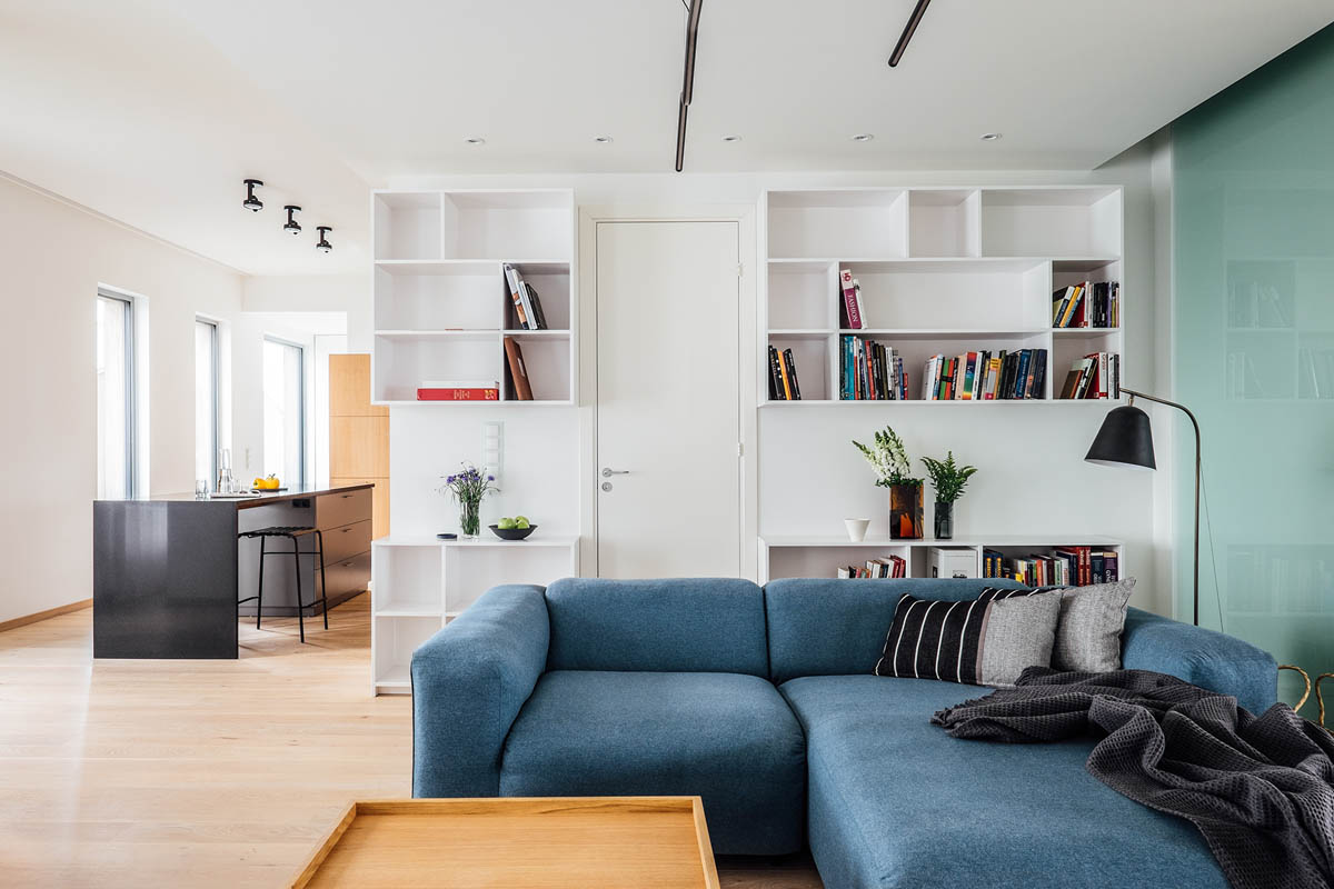 四个使用白色木材达到良好效果的明亮开朗室内设计---酷图编号1206997