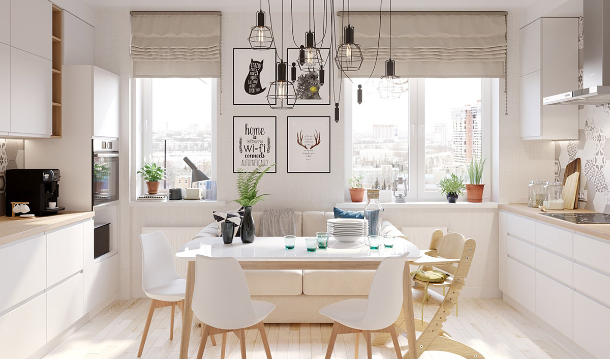 四个使用白色木材达到良好效果的明亮开朗室内设计---酷图编号1207008