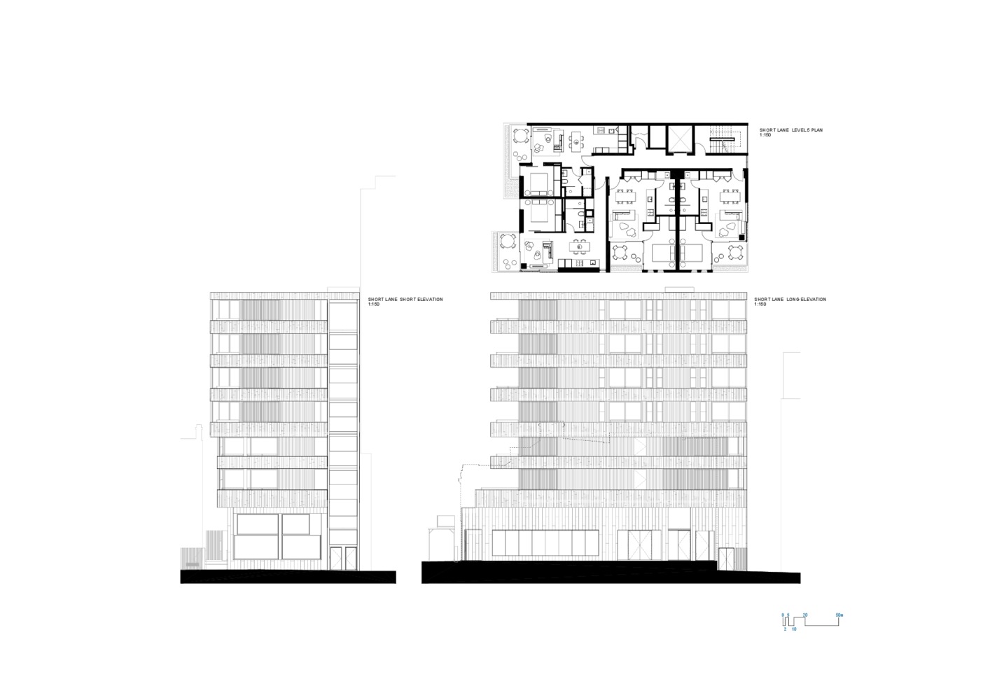 连接城市历史的混凝土景观阳台建筑---酷图编号1207393