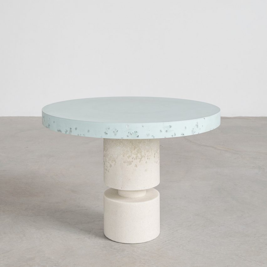 纽约设计师Anna Karlin和Fernando Mastrangelo合作制作设计的两种风格限量版桌子---酷图编号4