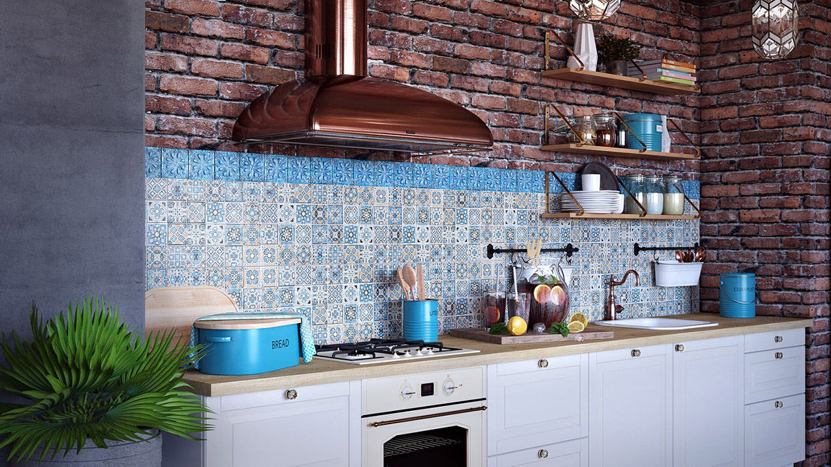 摩洛哥五颜六色Boho工业样式的室内设计---酷图编号5