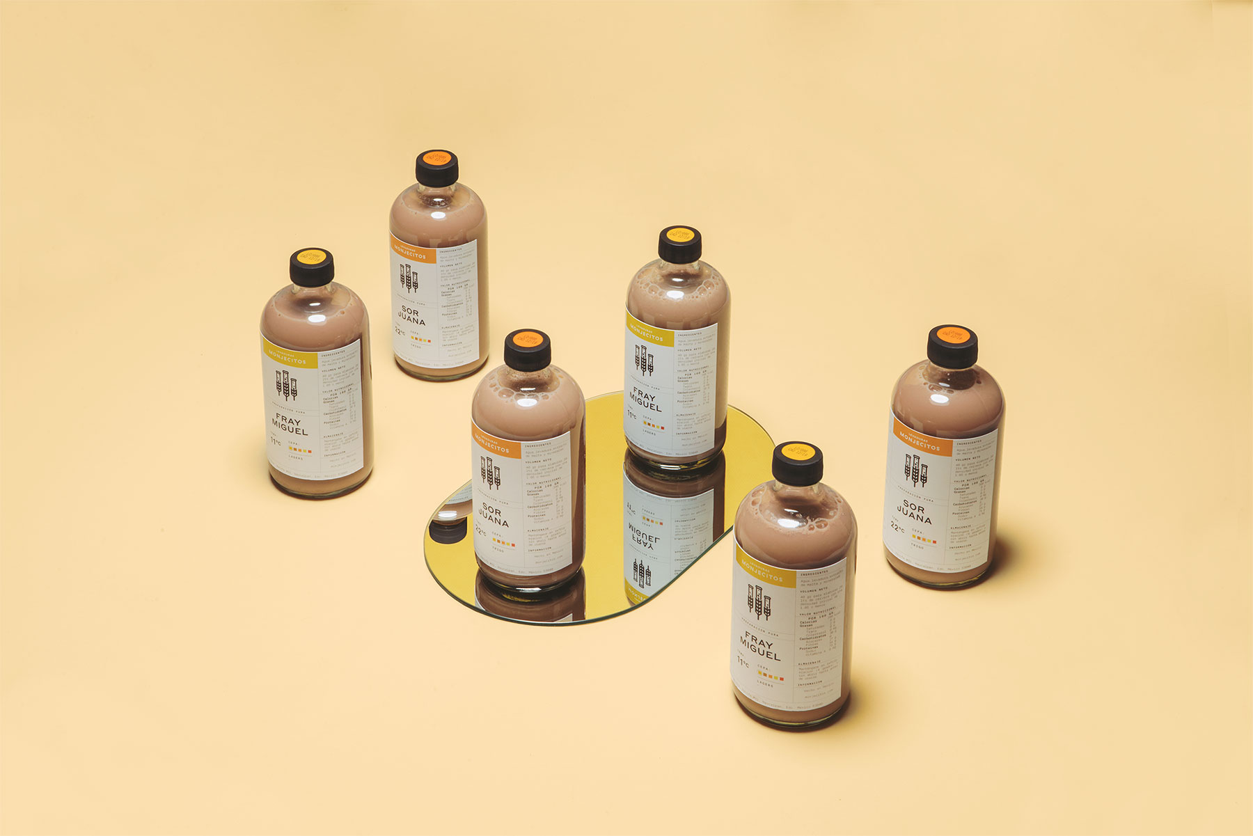 Monjecitos酵母品牌信息图表灵感设计---酷图编号1210083