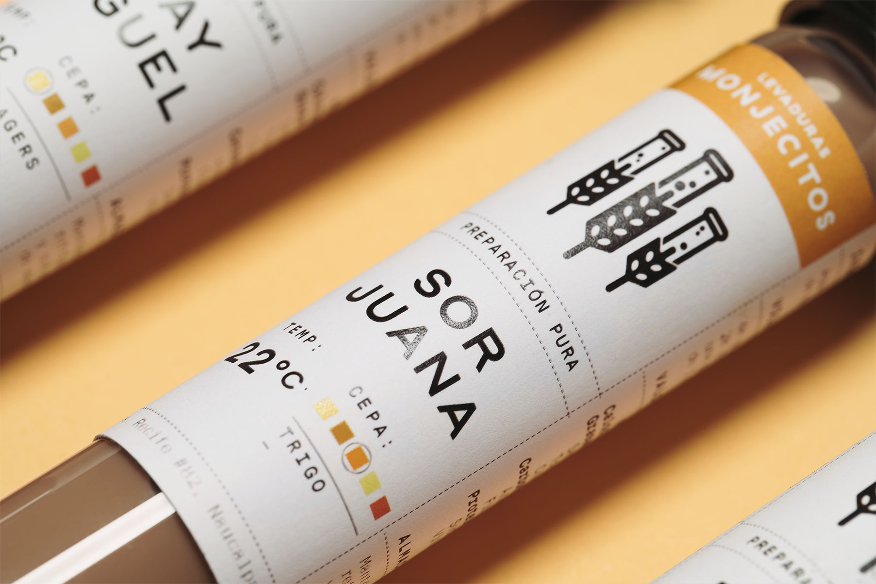 Monjecitos酵母品牌信息图表灵感设计---酷图编号1210095