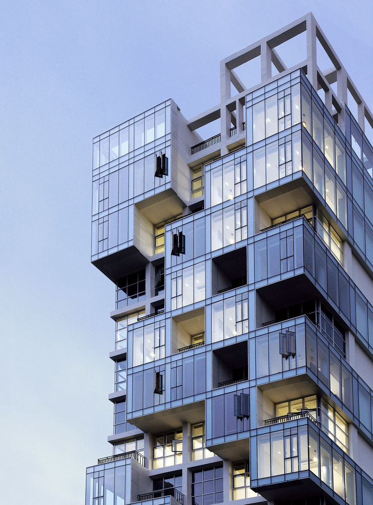 通往天空大海的韩国都市塔高楼---酷图编号1210306