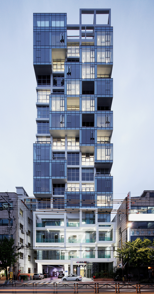 通往天空大海的韩国都市塔高楼---酷图编号1210307