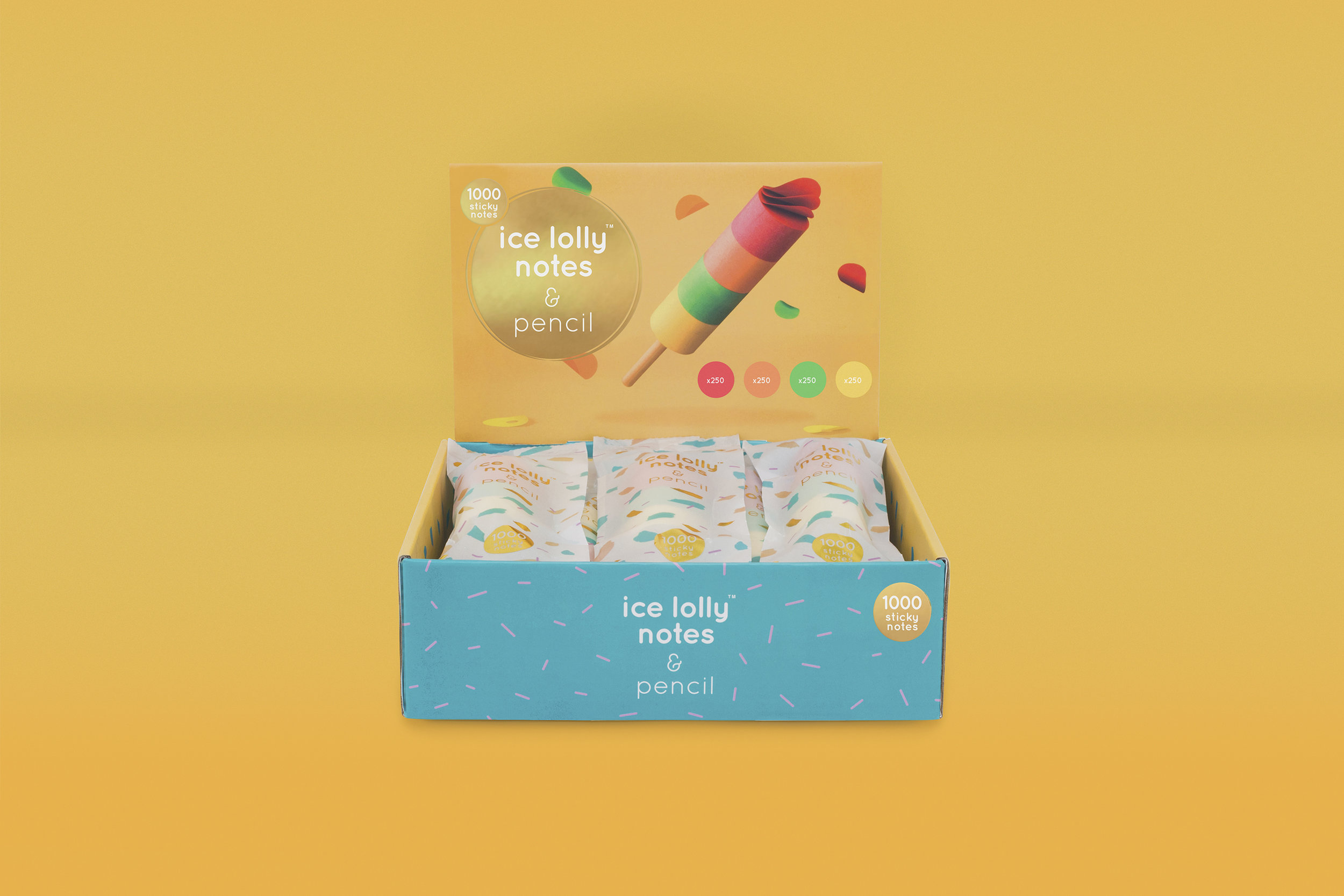 看起来像冰棍的棒棒糖粘便笺---酷图编号8