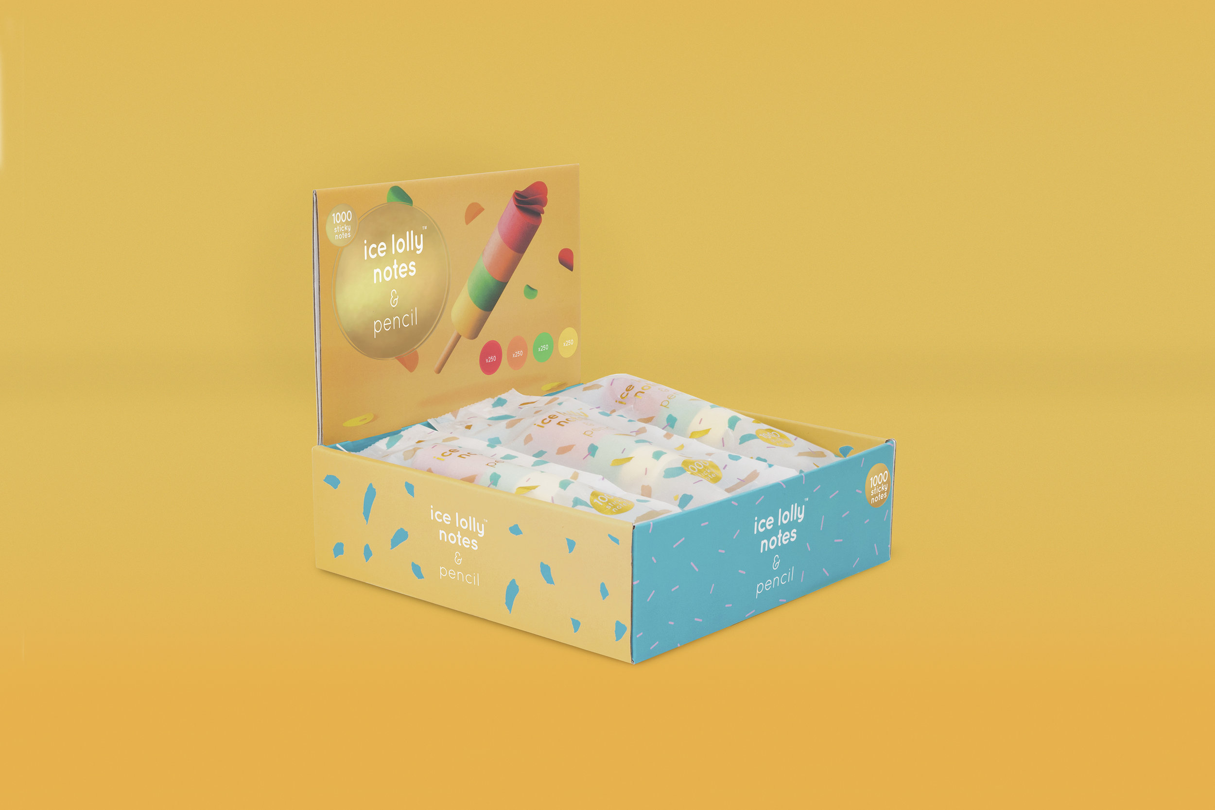 看起来像冰棍的棒棒糖粘便笺---酷图编号1