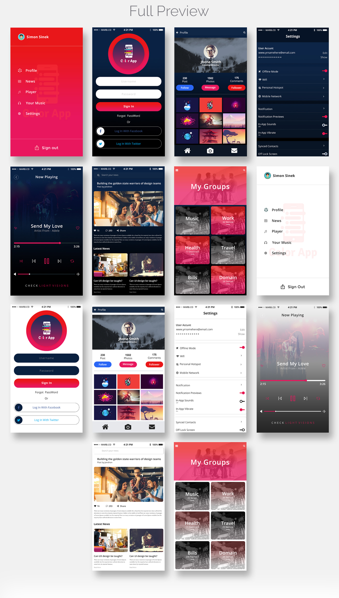 Colar App-APP界面设计---酷图编号4