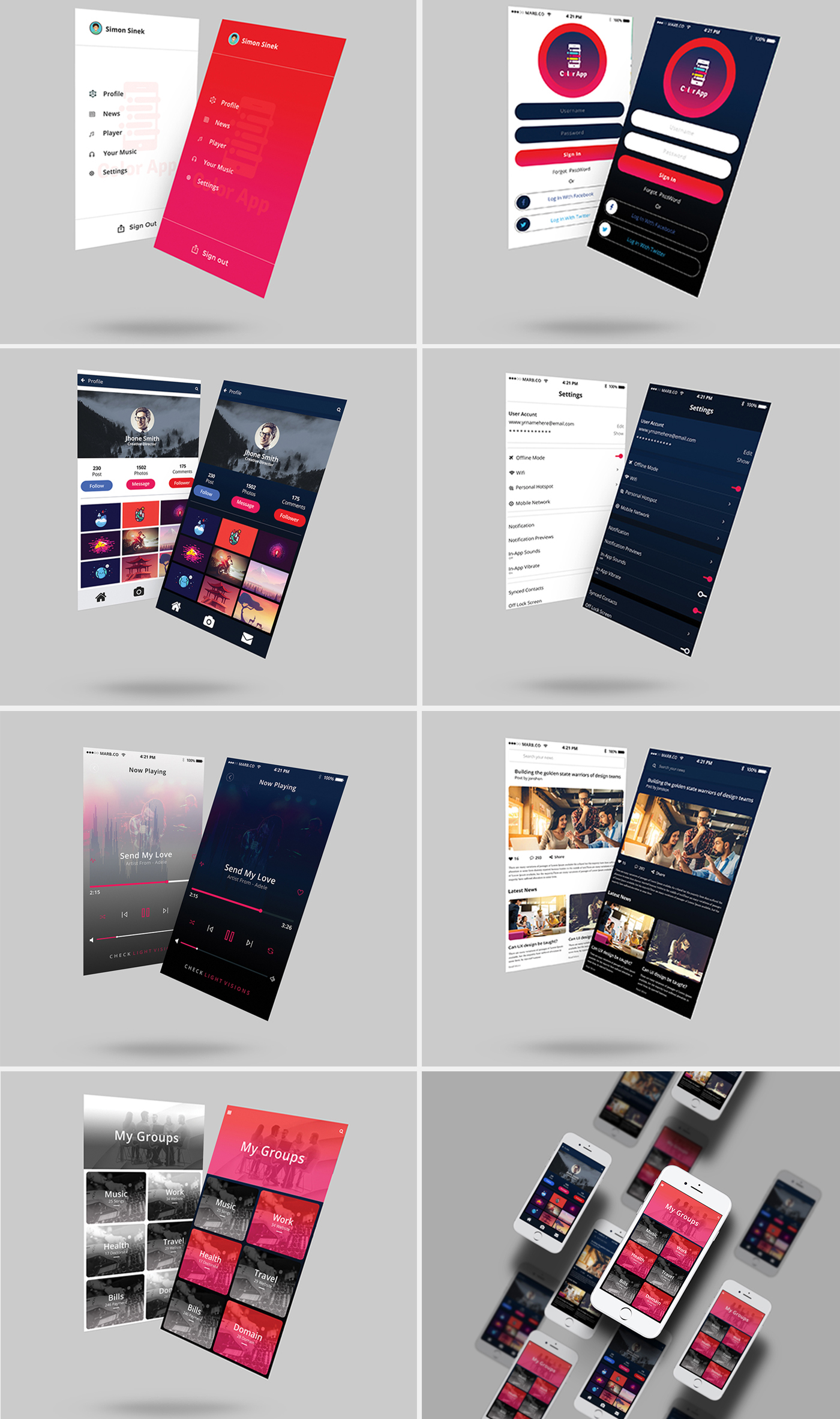 Colar App-APP界面设计---酷图编号2