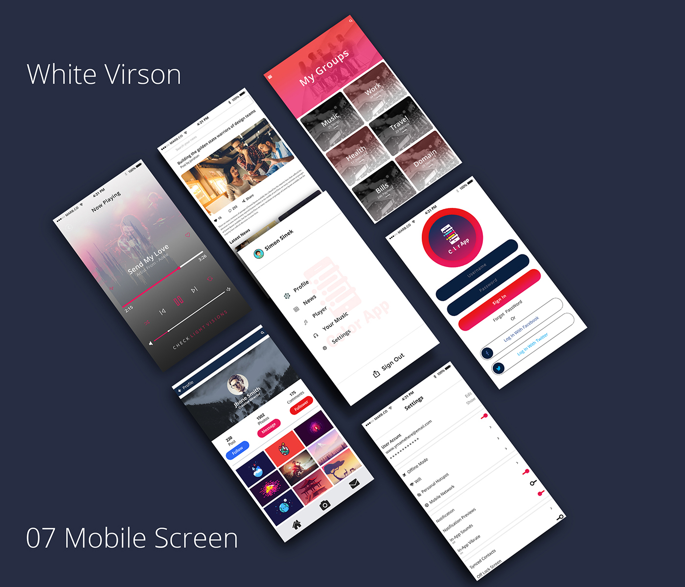 Colar App-APP界面设计---酷图编号1