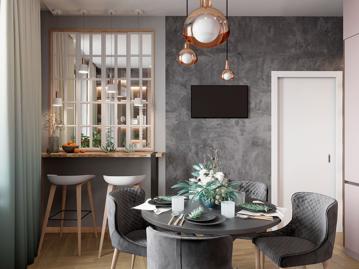 注入花园绿化的纳维亚风格室内设计---酷图编号17