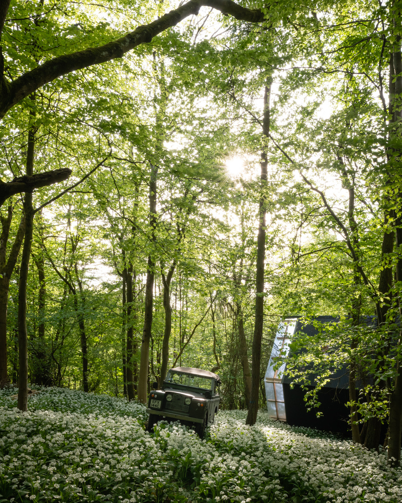 可随时拖走的山间预制五角型小屋建筑---酷图编号23