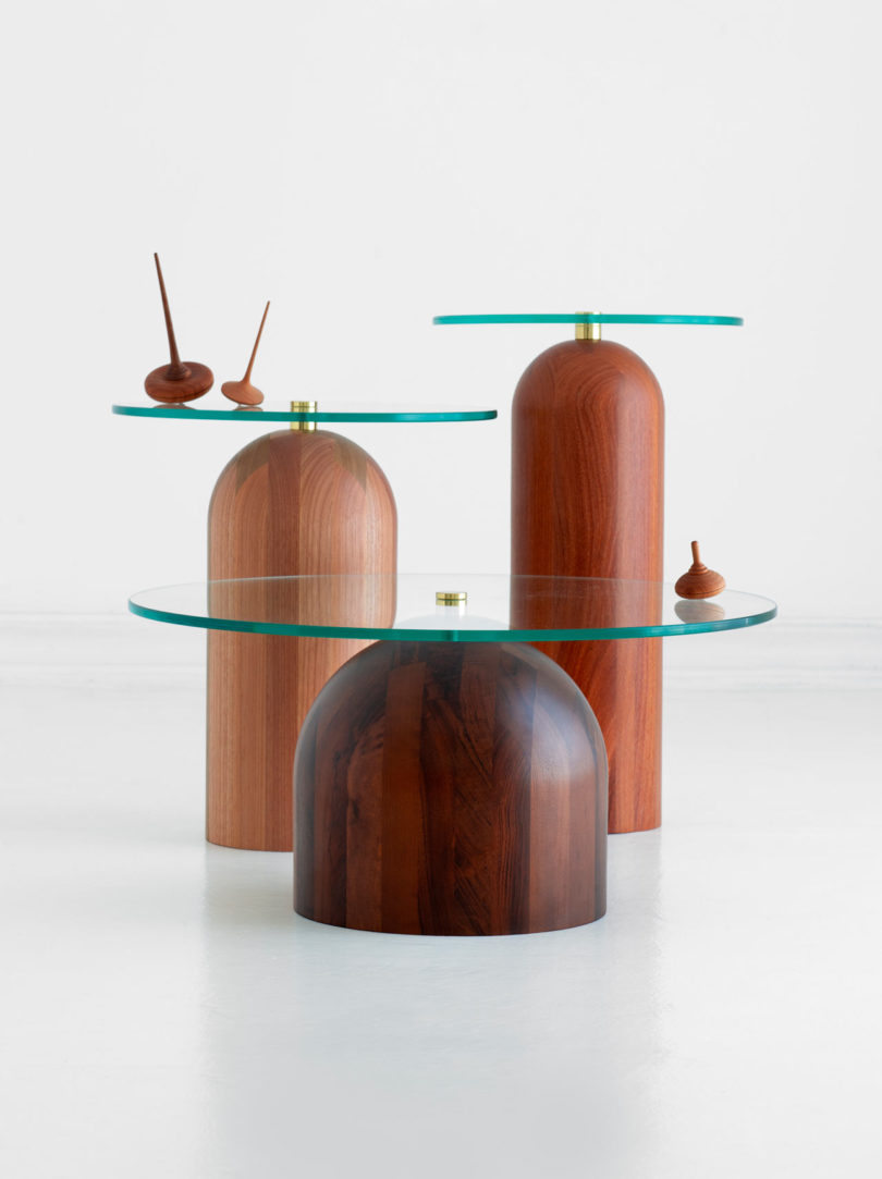 结合了木制底座和玻璃顶部的Toco Table---酷图编号6