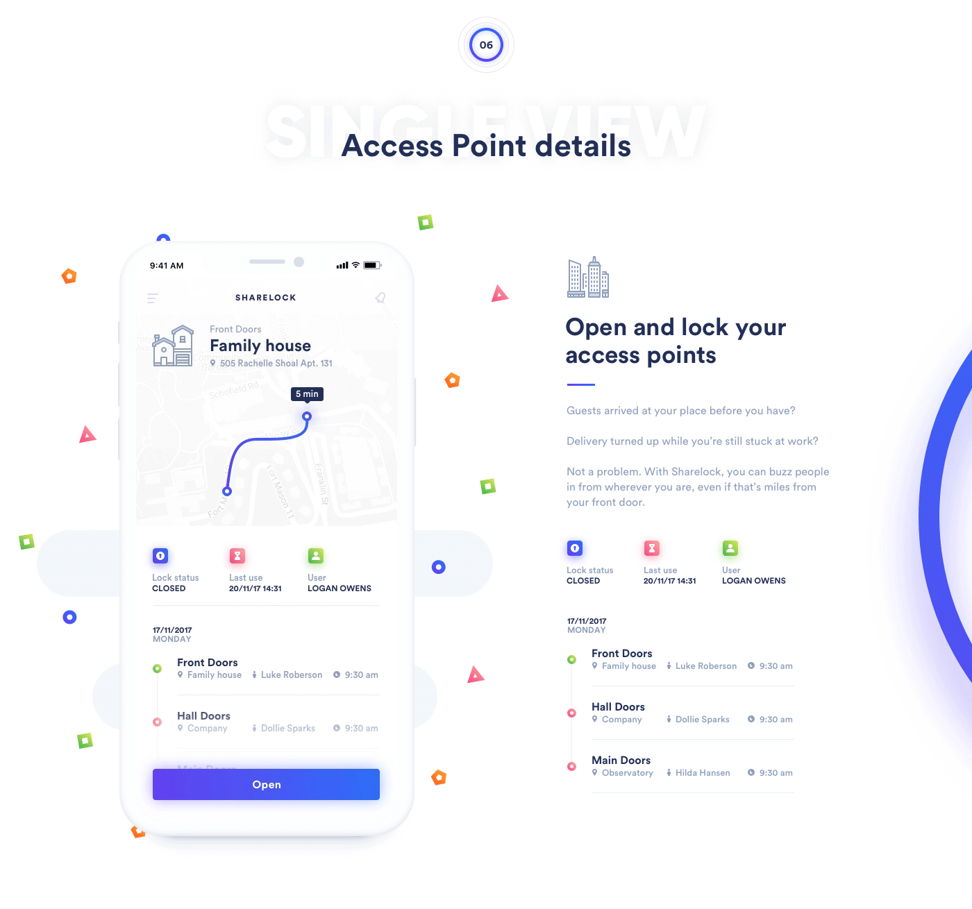 Sharelock-无需钥匙即可解锁您门的APP---酷图编号4