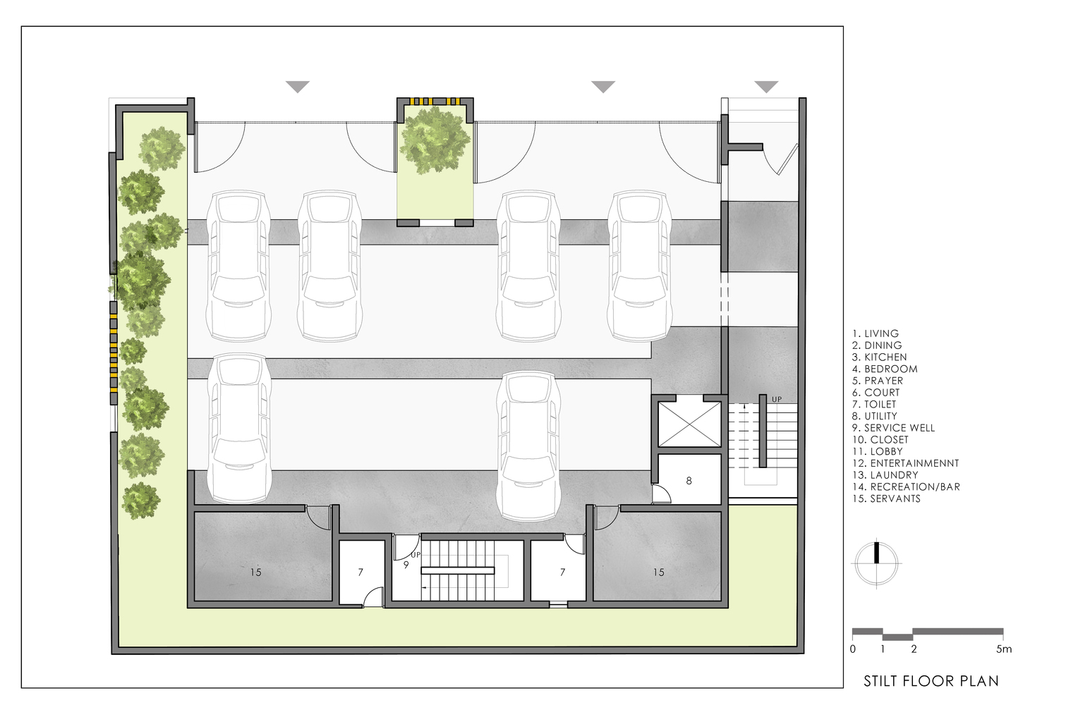 印度Never-Apart-ment黄白立体住宅---酷图编号1219100