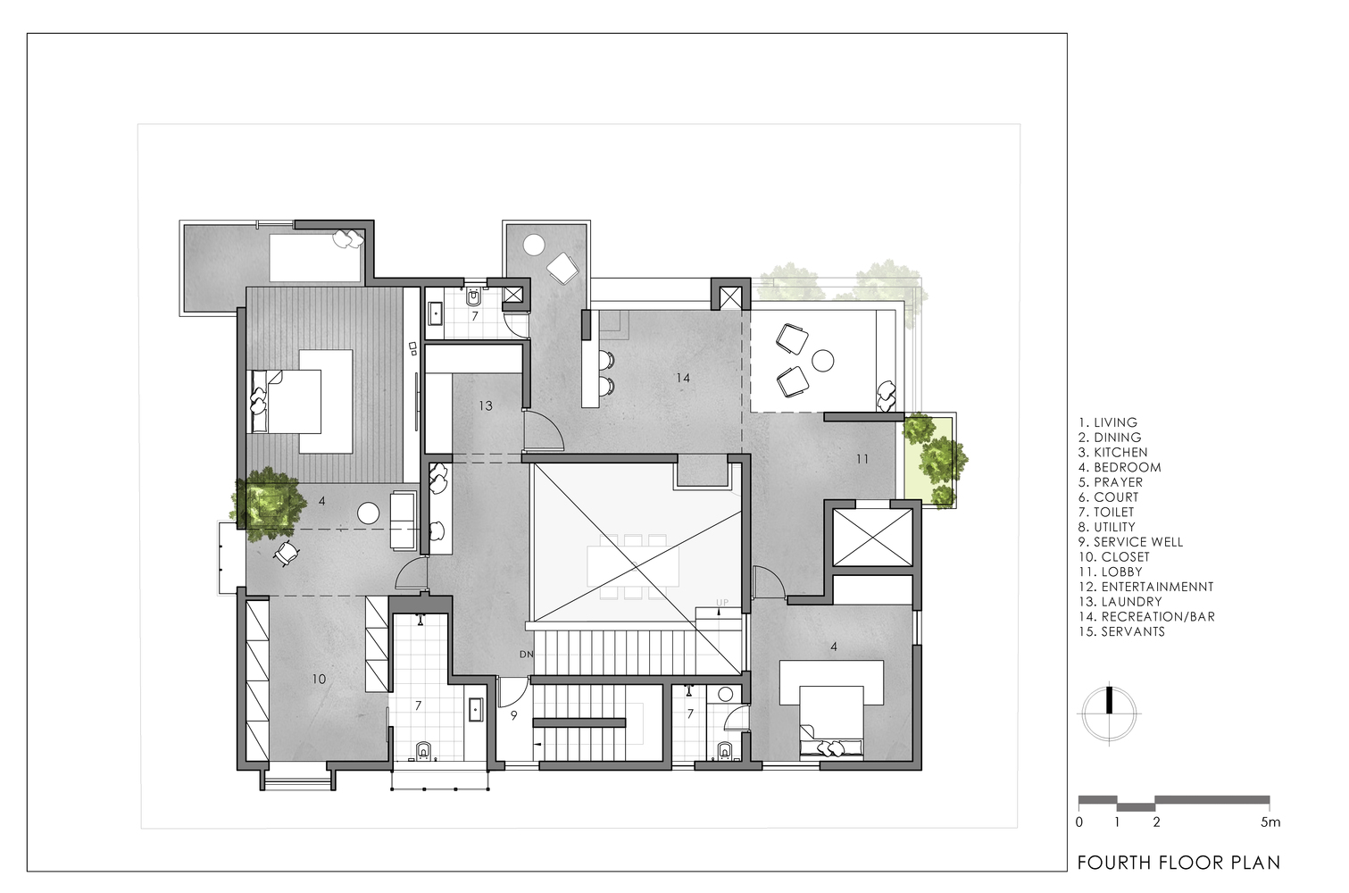 印度Never-Apart-ment黄白立体住宅---酷图编号1219102