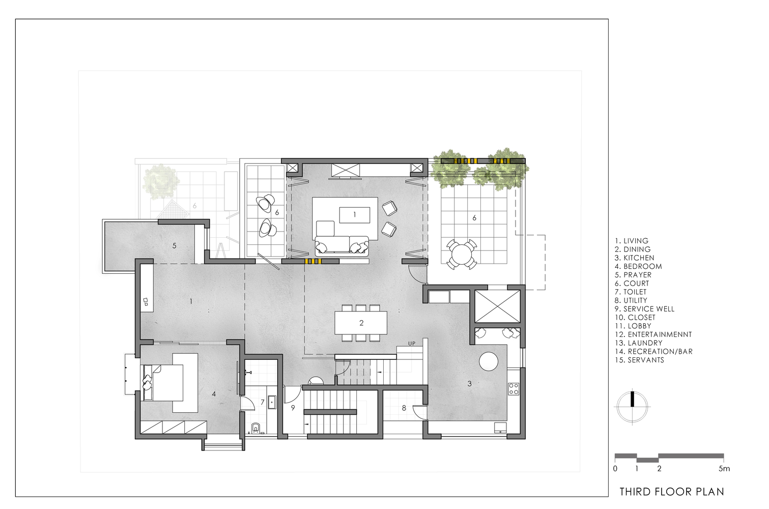 印度Never-Apart-ment黄白立体住宅---酷图编号1219109