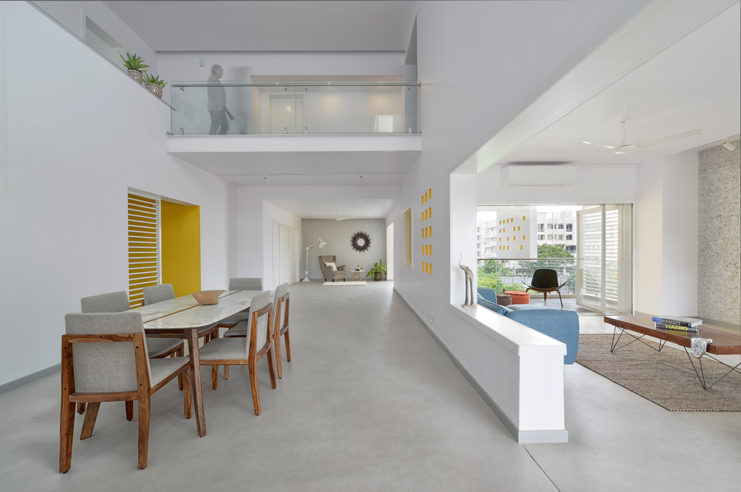 印度Never-Apart-ment黄白立体住宅---酷图编号1219118