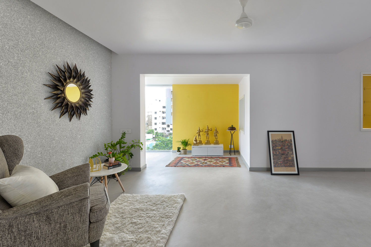 印度Never-Apart-ment黄白立体住宅---酷图编号1219123