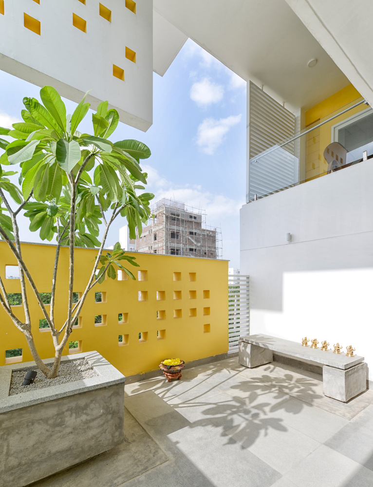 印度Never-Apart-ment黄白立体住宅---酷图编号1219130