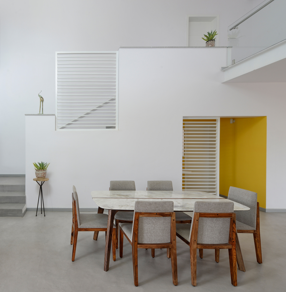 印度Never-Apart-ment黄白立体住宅---酷图编号1219137