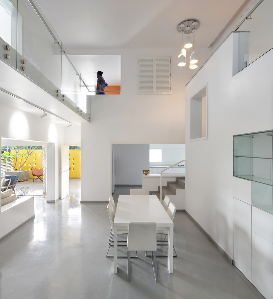 印度Never-Apart-ment黄白立体住宅---酷图编号1219138