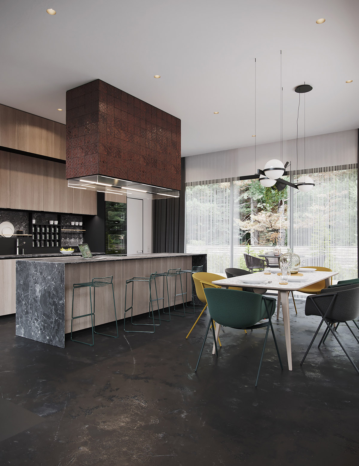 高耸的双层客厅公寓建筑---酷图编号11