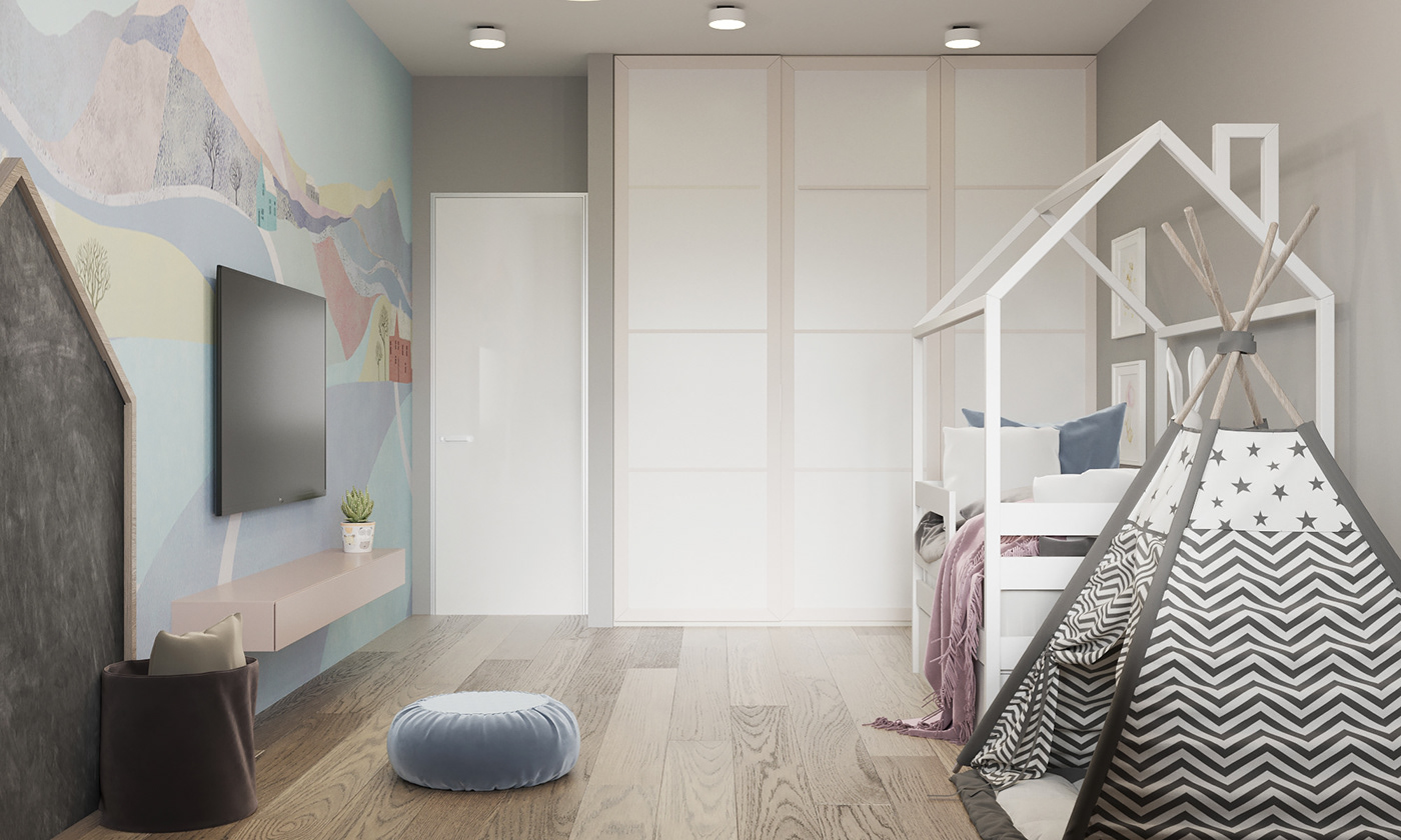 俄罗斯圣彼得堡年轻的家-90平米---酷图编号1220750