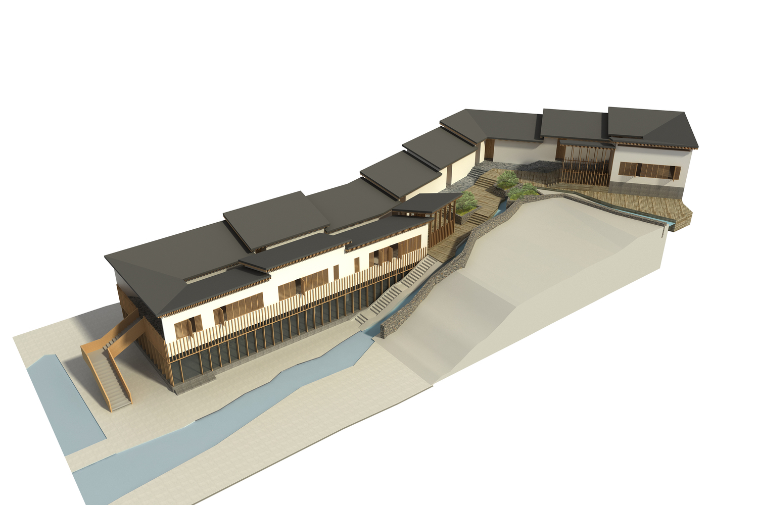 湖南岳阳3800平米双溪书院---酷图编号1220992