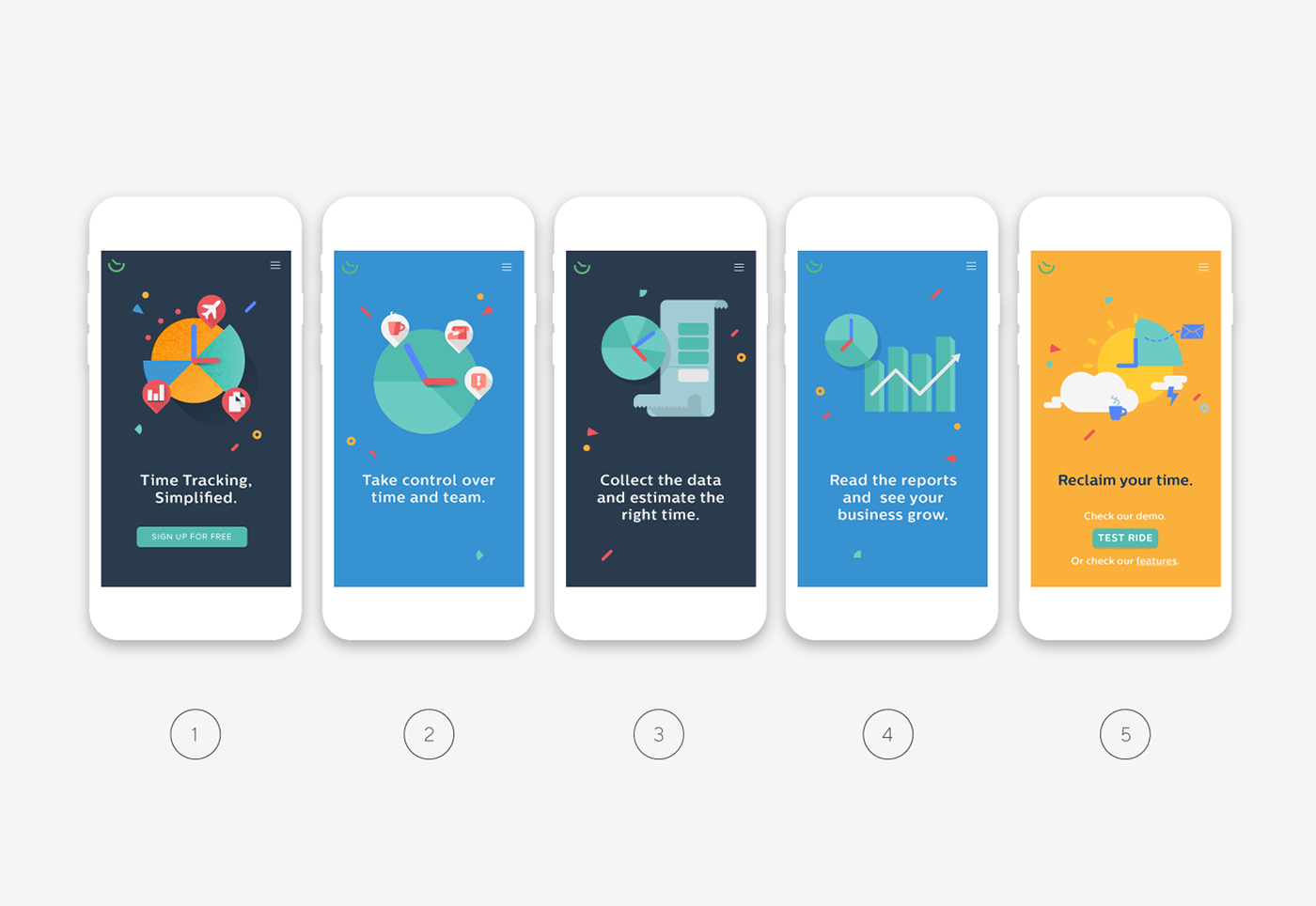 Timepot员工时间跟踪系统网页设计---酷图编号8